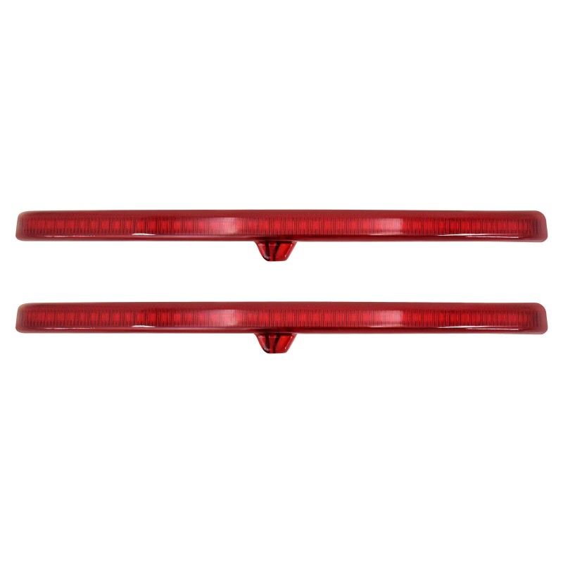 YHMTIVTU Red LED Fender Blades Brake Running Tail Light Fit