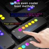 Touch Sliding Desktop Computer Power Switch RGB Lighting External PC