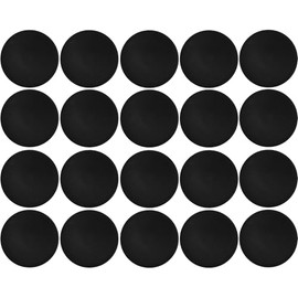 cyclingcolors 20 x Cover Caps for Torx T25 Screws Screw Cover Screw Caps Decorative Caps Plastic Black (Černá)