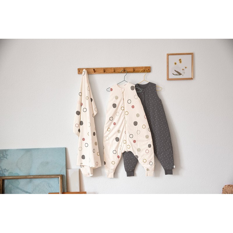 LÄSSIG Baby Cuddle Blanket GOTS Certified Soft Interlock Baby Blanket