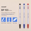 MONAMI Retractable Ballpoint Pens, Fine Point Ball Pen (0.7mm), 12