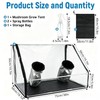 Dmnnlp Still Air Box, Mushroom Grow Tent with Angled Observation