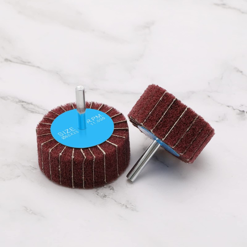 Pack of 5 Coarse Non-Woven Interleaf Flap Sanding Discs Pad