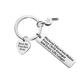 TGBJE PE Teacher Gift Physical Education Makes Every Child Stronger and Every Life Longer PE Teacher Appreciation Gift (PE teacher)