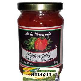 PEPPER JELLY - 12 oz, De La Grenade