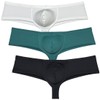 JAXFSTK Mens Half Back Coverage Skimpy Briefs Athletic Underwear Brazilian