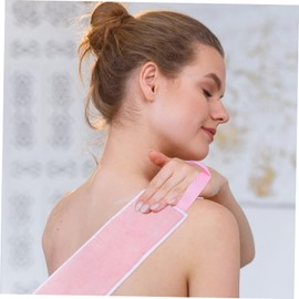 FOMIYES Flocking Back Strip Face Mitt Exfoliating Tanning Lotion Applicator Back Tanning Strip Back Buddy Lotion Applicator Self Tanning Mitt Applicator Back Lotion Strap Cream Fiber Foot