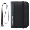 wigmoa RFID Blocking Neck Wallet Travel Pouch Passport Holder Slim