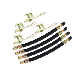 INFINAUTO 8pcs Tire Valve Extension Stem Adaptor Tool 18cm/7.1 Inch for Car Stylish Design