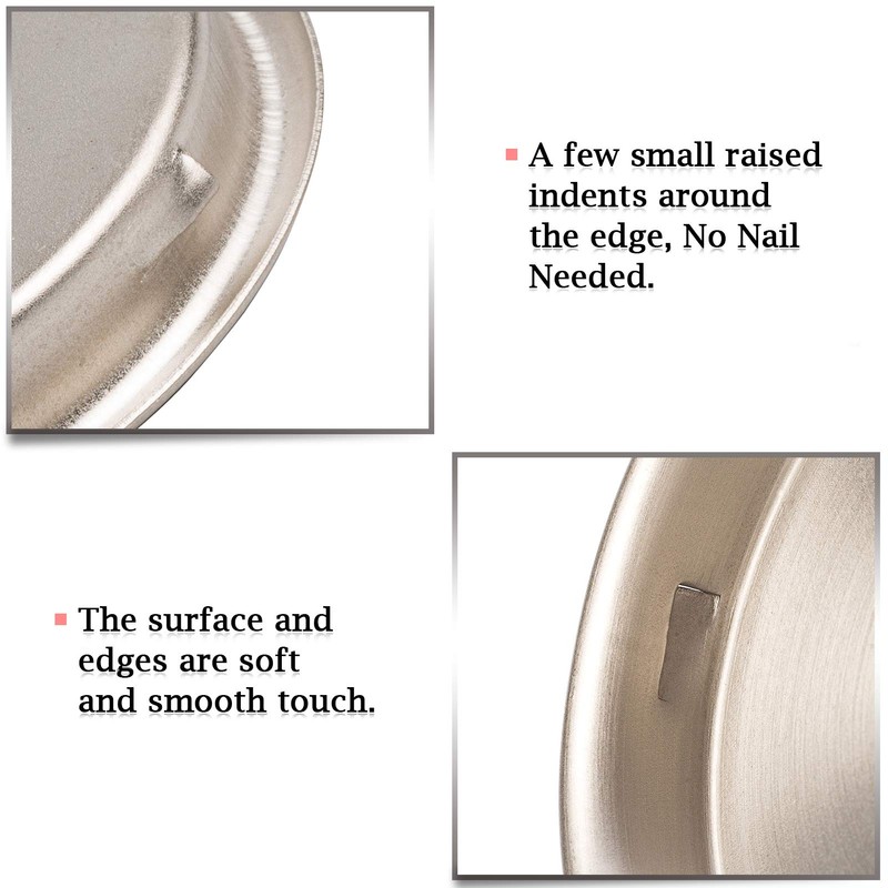 Enconker 4 Pack Closet Door Finger Pull 2-1/8”, Sliding Closet