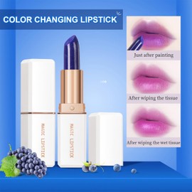 SELINE GIRL Color Changing Lipstick, 6-Colors Lip Stain Temperature Activated Vegan Formula, Magic Lipstick Long-Lasting, Nourishing, Cruelty-Free & Vegan #light yellow