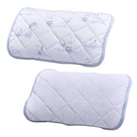 Nishikawa Snoopy Reversible Cooling Pillow Pad, 24.8 x 16.9 inches (63 x 43 cm), Washable, Adult, Cute, Simple, Cool Material, Blue, CM75203603 PN5601BD Happiness