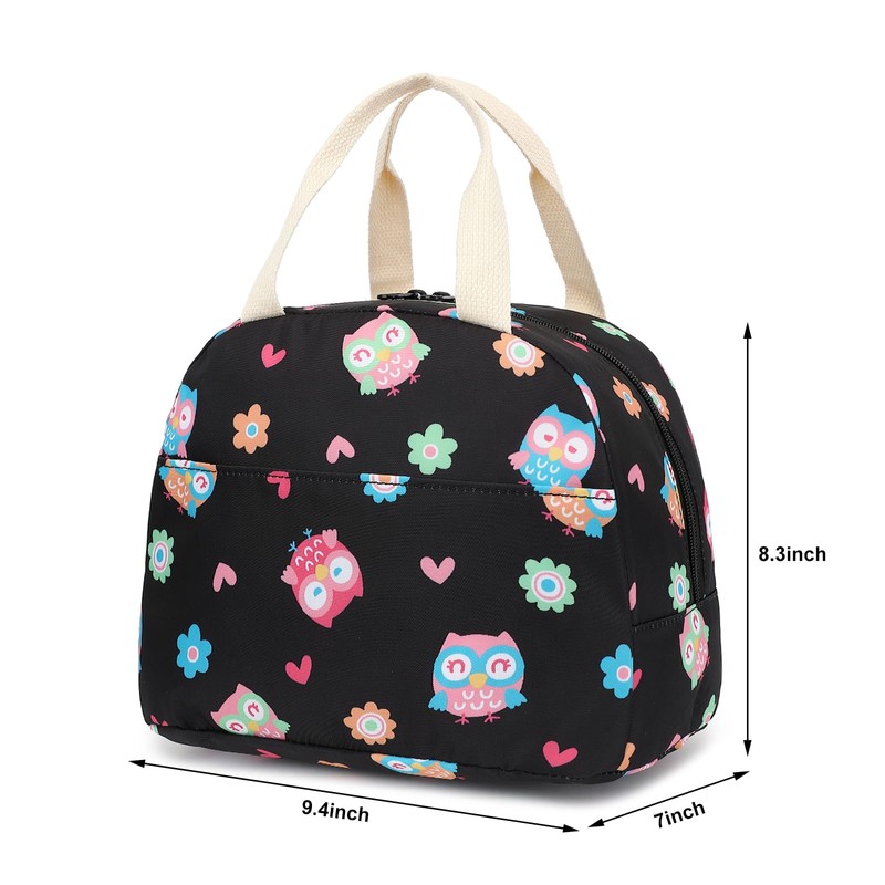 Fuyicat - Bolsa de almuerzo de mármol para mujer (azul)