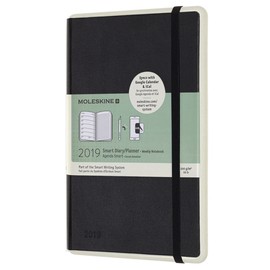 Moleskine Planner Diary 2019 Paper Tablet Smart Planner Lg Wkly Ntbk 12M Black