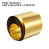 QUARKZMAN Brass Sheet Roll Metal Foil Plate 1000 mm x