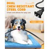 FurryPlanet Upgrade Dog Heating Pad with 2 Covers&840D Storage Bag,Adjustable