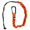 Zeluga 15-482 Tool Lanyard Shock Absorbing with Self-Locking Carabiner, Orange