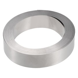 A ABSOPRO Car Nickel Strip Tape Plate 0.15x15mm 32.8ft Nickel Strips for 18650 Battery Lithium Battery Pack Welding 99.6% Purity Nickel Silver Tone