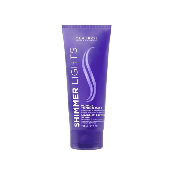 Clairol Professional Shimmer Lights Violet Toning Mask 200mL - Packaging