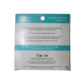 L'eggs to Go! Ultra Sheer Pantyhose (Knee Highs) - Coffee