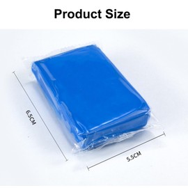 Cleaning clay, car clay bar, car clay paint, 4 x 100 g paint cleaning clay, paint clay for cars, motorcycles, trucks, caravans (blue)