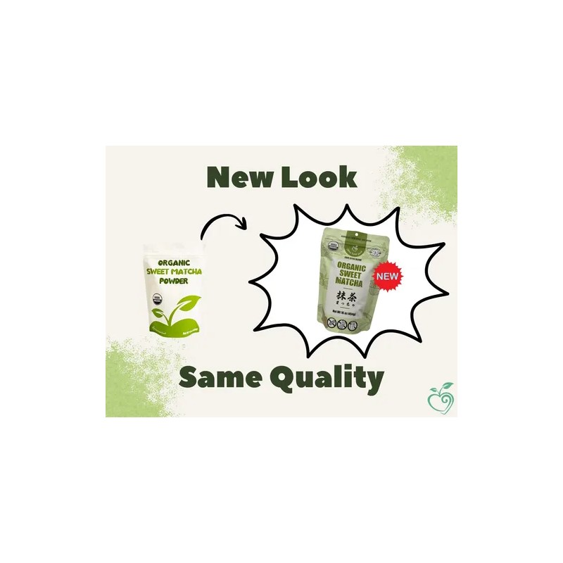 Chérie Sweet Heart Té Verde Matcha Dulce Orgánico En Polvo