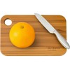 2 Pcs Berkvee Small Teak Wood Cutting Board for Kitchen–