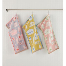 kosugizen Slim Bath Towel (Kitchen), 7.9 x 31.5 inches (20 x 80 cm), Set of 3 Colors