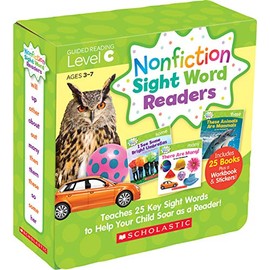 Nonfiction Sight Word Readers Parent Pack Level C: Teaches 25 key Sight Words to Help Your Child Soar as a Reader!