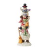 Enesco Snowy Stack of Holiday Fun Stacked Snowmen Figurine -