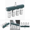 4 Way Air Hose Splitter, Brass Galvanised Pneumatic Connection Adapter,