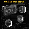 Z-OFFROAD New LED Fog Lights Assembly DOT Approved w/White DRL