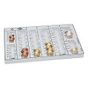 Wedo 160658037 Euro Coin Counting Tray 26.3 x 16.1 x
