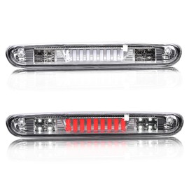 CROSSDESIGN LED 3rd Third Brake Light Compatible With 07-14 Chevy Silverado/GMC Sierra,Cargo Light Type I Clear lens clear Housing