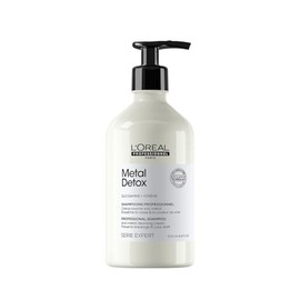 LOral Professionnel Paris Metal Detox Shampoo protector anti-metales, Previene quiebre, preserva color, Con Glicoamina patentada, Para todo tipo de...