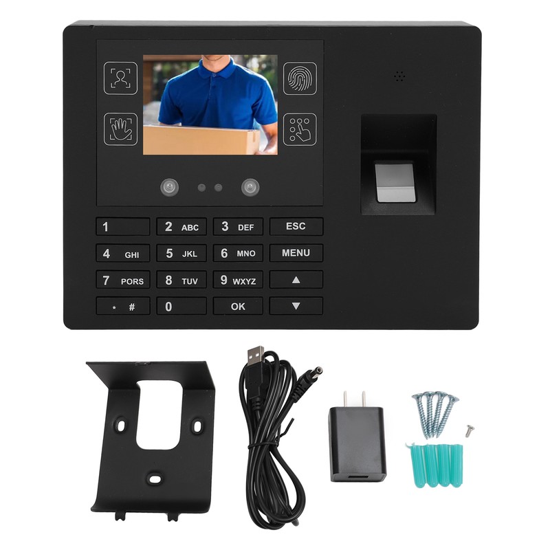2.8 Inch Biometric Time Clock Multifunction Employee Time Attendance Machine