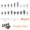 Gueenky 392 Piece Laptop Computer Screws Set, M2 M2.5 M3