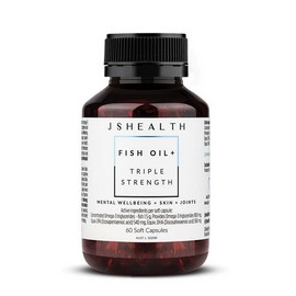 JSHEALTH Fish Oil + 60 Capsules