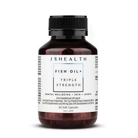 JSHEALTH Fish Oil + 60 Capsules