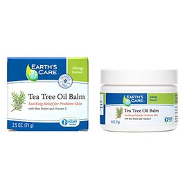 Tea Tree Oil Balm 100% Natural, 2.5 OZ by Earth's Care