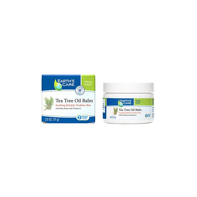 Tea Tree Oil Balm 100% Natural, 2.5 OZ by Earth's
