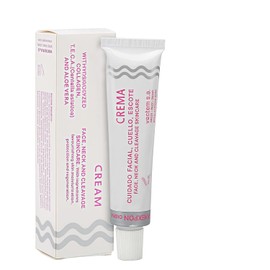 Crema Española Antiarrugas con Colágeno y Centella Asiática Tubos de 40 ml,Correctora de Manchas Oscuras,Ilumina el Tono de la Piel，Esencia de Extracto Vegetal，Reduce Eficazmente la Pérdida de Hidratación de la piel、Rejuvenece tu piel