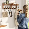Evermagin 29" Coat Rack Wall Mount with Shelf, 4 in