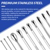 Artcome 23 Pcs 304 Stainless Steel Micro Spoop & Lab