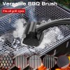 Purgreat Brush for Outdoor BBQ Replaceable Bristle Free Heading and