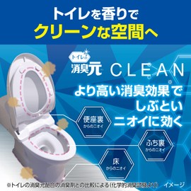 Clean Watery Savon Toilet Deodorizer, Effective for Splashes and Odors, Deodorizing Polyphenols Formula, Deodorizing Air Freshener, For Toilet, 13.5 fl oz (400 ml)
