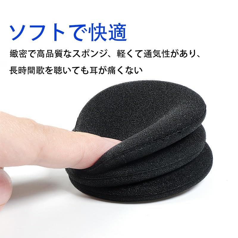 LUYING Headphone Cover Replacement Ear Pads Earpads (50mm 2 Sets)
