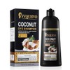 Fvquhvo Champú Instantáneo para Cabello Negro para Cabello Gris -