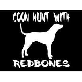 EZ-STIK Coon Hunt with REDBONES Sticker Coon Hunting Shock Collar Training *C244*