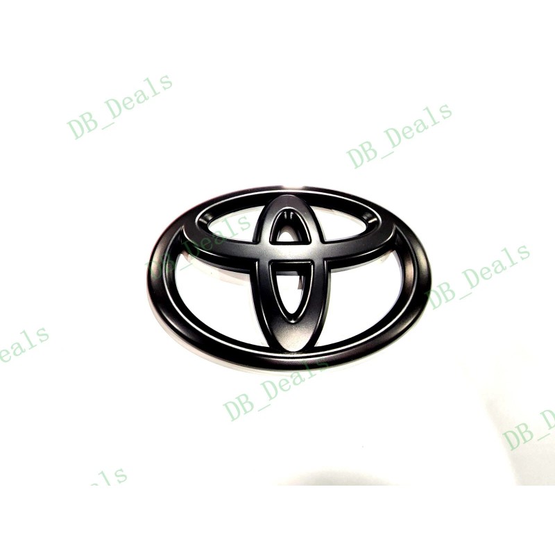 TOYOTA Overlay Matte Blackout Overlay Front Grille Emblem Badge 2022+